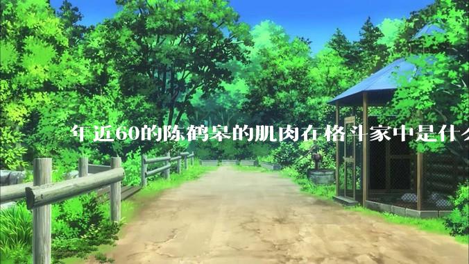 年近60的陈鹤皋的肌肉在格斗家中是什么水平？